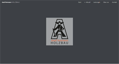 Desktop Screenshot of holzbau-ammann.de
